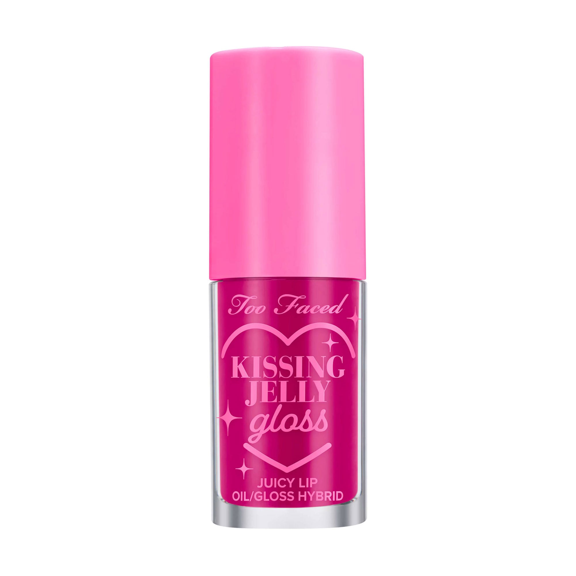 Олія-блиск для губ Too Faced Kissing Jelly Gloss Juicy Lip Oil/Gloss Hybrid, Raspberry, 4.5 мл